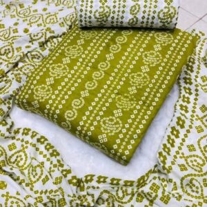 Unstitched 3Pcs Dress