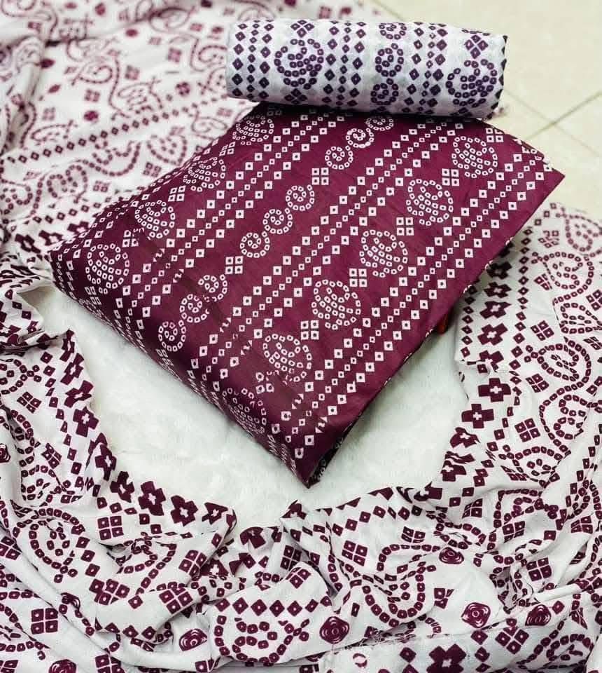 Unstitched 3Pcs Dress Khoyri