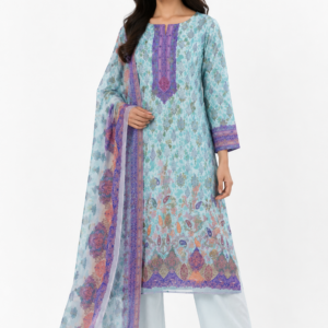 TANISHA – Embroidery & Sequence Premium Cotton 3 Pcs Set