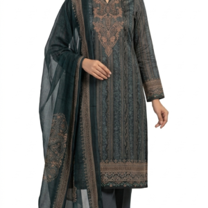 VIVEK 3 Pcs Set – Soft Cotton, Digital Print, Sequence Touch