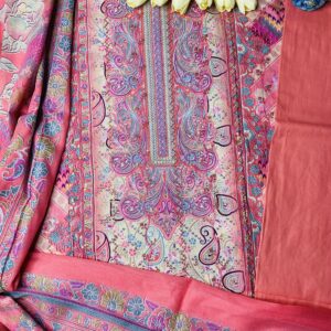 Premium A/C Cotton 3 Pcs Set with Embroidery & Sequence